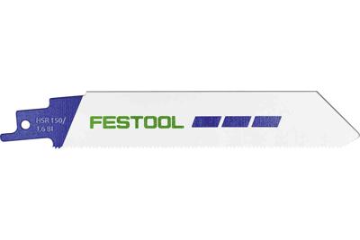 Festool HSR 150/1,6 BI/5 Reciprozaagblad METAL STEEL/STAINLESS STEEL VE=5 - 577489