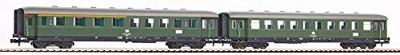 Piko N 40621 N 2-delige set sneltreinrijtuigen van de DB 1e/ 2e klas