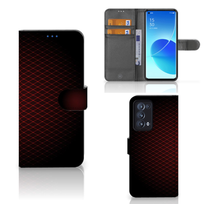 OPPO Reno 6 Pro Plus 5G | Telefoon Hoesje | Geruit Rood