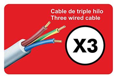 Verlengbare Kabel Schuko Silver Electronics - Maat: 5 m