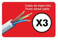 Verlengbare Kabel Schuko Silver Electronics - Maat: 5 m - thumbnail