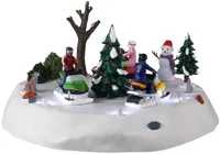 Snowmobile Fun battery operated (4.5V) Kerst LEMAX - Lemax - thumbnail