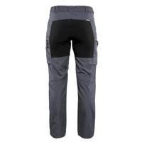 Blåkläder Dames Service werkbroek Stretch 71591845 | Grijs/Zwart | Maat 44 - 7330509499535 - thumbnail