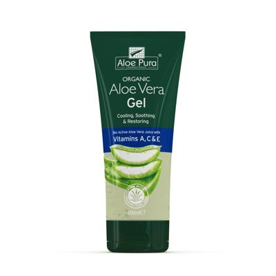 Optima Aloe pura aloe vera gel organic vitamine A C E 200 Milliliter