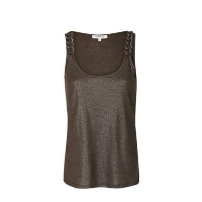 Morgan top met glitters kaki