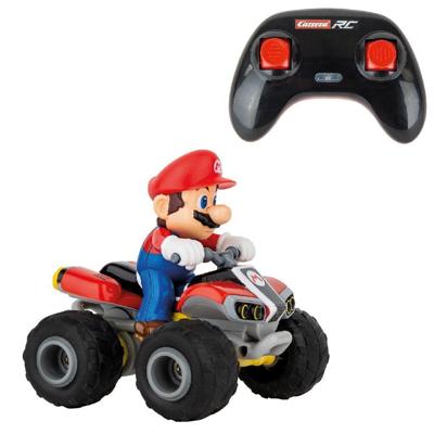 Carrera rc bestuurbare auto - super mario quad 1:40