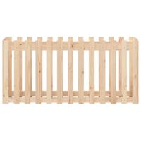Plantenbak verhoogd met hekontwerp 150x50x70 cm grenenhout - thumbnail