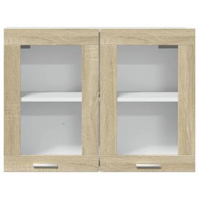 Bovenkast Lyon 80x31x60 cm bewerkt hout sonoma eikenkleurig