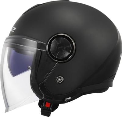 LS2 "of620 classy solid" jethelm helmet of620 classy solid l matt black