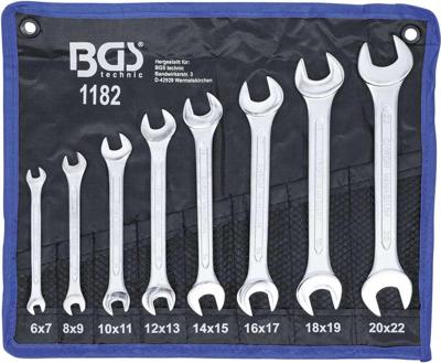 BGS technic Double Open End Spanner Set 8 pieces