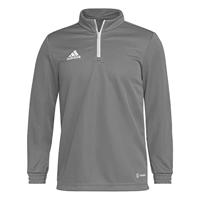 adidas Entrada 22 Trainingstrui 1/4-Zip Kids Grijs Wit - thumbnail
