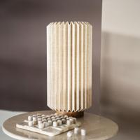 By-Boo Tafellamp/Vloerlamp 'Zuki' Linnen, 62cm hoog - thumbnail