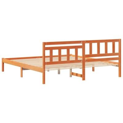 Bedframe Wasbruin 180 x 200 cm Massief grenenhout Bedframe Wasbruin 180 x 200 cm Massief grenenhout