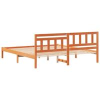 Bedframe Wasbruin 180 x 200 cm Massief grenenhout - thumbnail