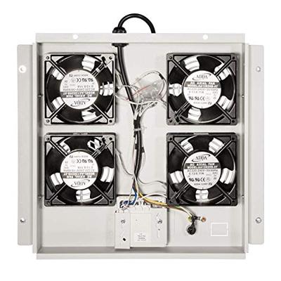 LogiLink FAS122G 19 inch 4 x Vast inbouw Grijs