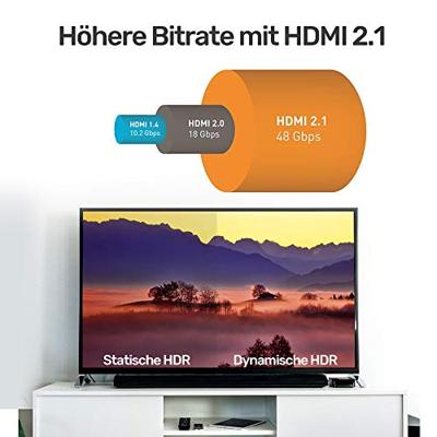 UNITEK C139W HDMI kabel 3 m HDMI Type A (Standaard) Zwart, Grijs