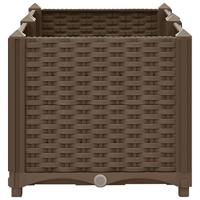 Plantenbak verhoogd 80x40x38 cm polypropyleen - thumbnail