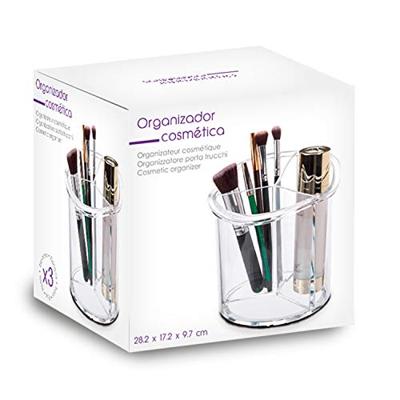 Make-up organizer 15 x 15 x 15,5 cm Transparant