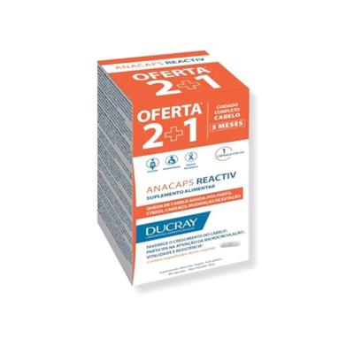 Ducray Anacaps Reactiv Food Supplement 90 pc