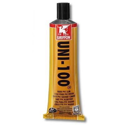 Griffon Uni-100 Hard PVC Lijm - Sterke Constructielijm voor PVC, Dakgoten 125ml