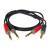 Klotz AT-JJ0100 2x jackplug 2p - 2x jackplug 2p 1m verloopkabel - thumbnail