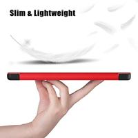 Lunso - Lenovo Tab M8 Gen 4 (8 inch) - Tri-Fold Bookcase hoes - Rood - thumbnail