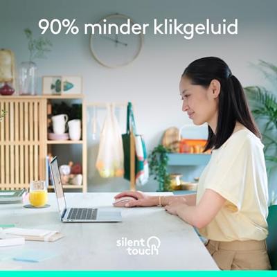 Logitech Signature M650 L Muis Radiografisch, Bluetooth Maat: L Optisch Roze 5 Toetsen 4000 dpi