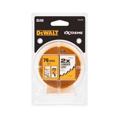 DeWalt Accessoires Gatenzaag | Bi-metaal | Ø76 mm | zaagdiepte 40 mm - DT90330-QZ DeWalt Accessoires Gatenzaag | Bi-metaal | Ø76 mm | zaagdiepte 40 mm - DT90330-QZ