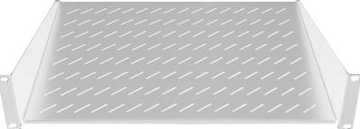 Intellinet 712217 19 inch Apparaatbodem voor patchkast 2 HE Vast inbouw Geschikt voor kastdiepte: vanaf 450 mm Grijs