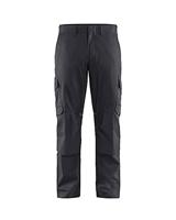 Blåkläder Industrie werkbroek stretch met kniezakken 14481832 | Medium Grijs/Zwart | Maat 48 - 7330509759509 - thumbnail