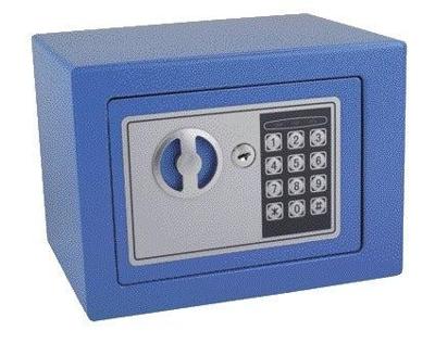Kluis pavo mini 230x170x170mm elektronisch blauw