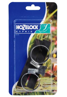 HoZelock Slangklem 32mm Verzinkt Staal - Waterdichte Vijverslang Bevestiging, Set van 2