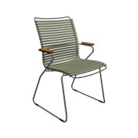 Houe Click Dining Tall tuinstoel Olive Green - thumbnail