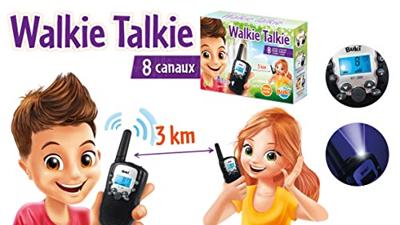 Walkietalkie BUKI zwart
