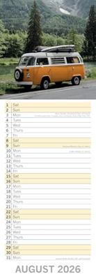 Volkswagen Camper Kalender 2026 Slimline