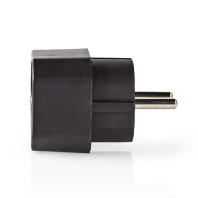 Stopcontact Splitter EU Zwart