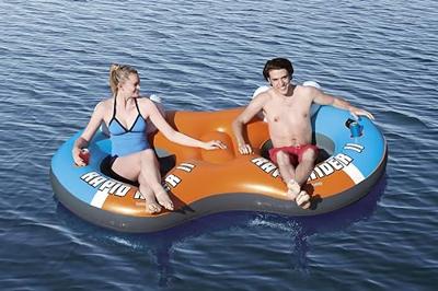 Bestway zwembad fast set opblaasbaar rond 183x51 cm blauw - thumbnail