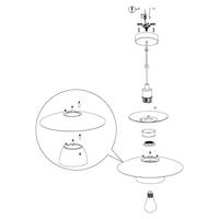 Eglo Design hanglampBrenda Ø 32cm - 98734 - thumbnail