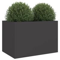 Plantenbak 62x47x46 cm staal zwart - thumbnail