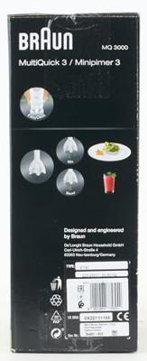 Braun MQ3000WH SMOOTHIE+ Staafmixer Blauw - thumbnail