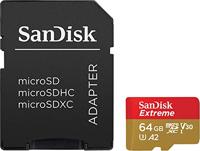 SanDisk Extreme MicroSDXC 64GB SD Adapter Action - thumbnail