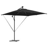 Cantilever Banana Parasol Zwart 249 x 249 x 250 cm - thumbnail