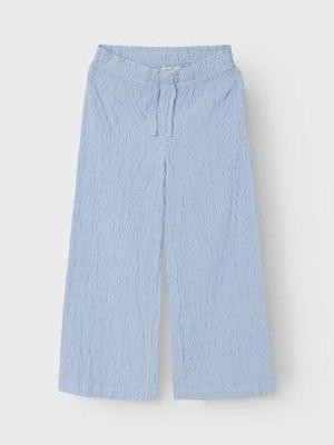 Name it zomer broek meisjes - blauw - wide leg fit - Nkfdustripes