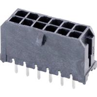 Molex 430451228 Male header, inbouw (standaard) Totaal aantal polen: 12 Rastermaat: 3 mm Inhoud: 1 stuk(s) Tray - thumbnail