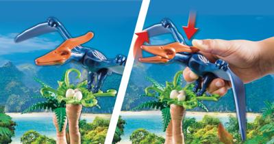 Playmobil 9430 the explorers helikopter met pteranodon