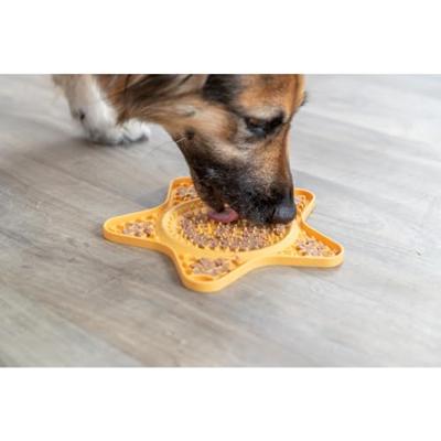 TRIXIE LICK'N'SNACK MAT STER SILICONEN GEEL - thumbnail
