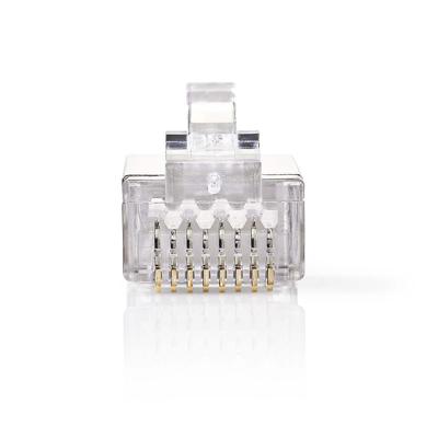 Nedis RJ45-Connector | Male | Solid STP CAT6 | 10 Stuks | 1 stuks - CCGB89306ME CCGB89306ME
