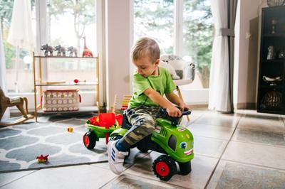 Falk claas looptractor groen - thumbnail