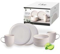 Villeroy & Boch Crafted Cotton Ontbijtset 6 delig 2 pers - thumbnail