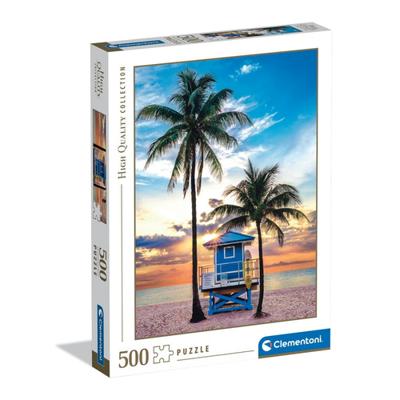 Clementoni legpuzzel kunstwerken caféterras bij nacht, 500st.